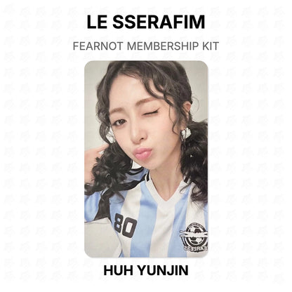 LE SSERAFIM FEARNOT MEMBERSHIP KIT Official Photocard