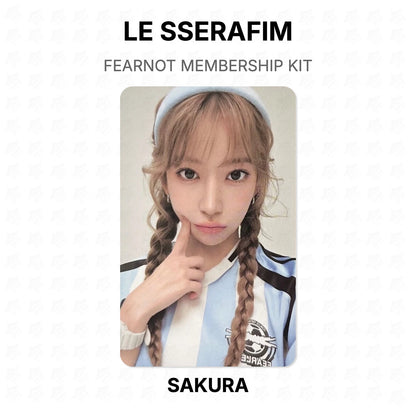 LE SSERAFIM FEARNOT MEMBERSHIP KIT Official Photocard
