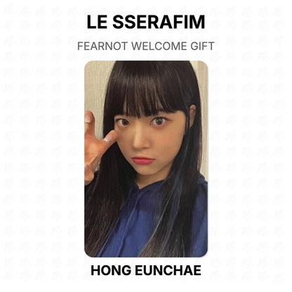LE SSERAFIM FEARNOT WELCOME GIFT Official Photocard