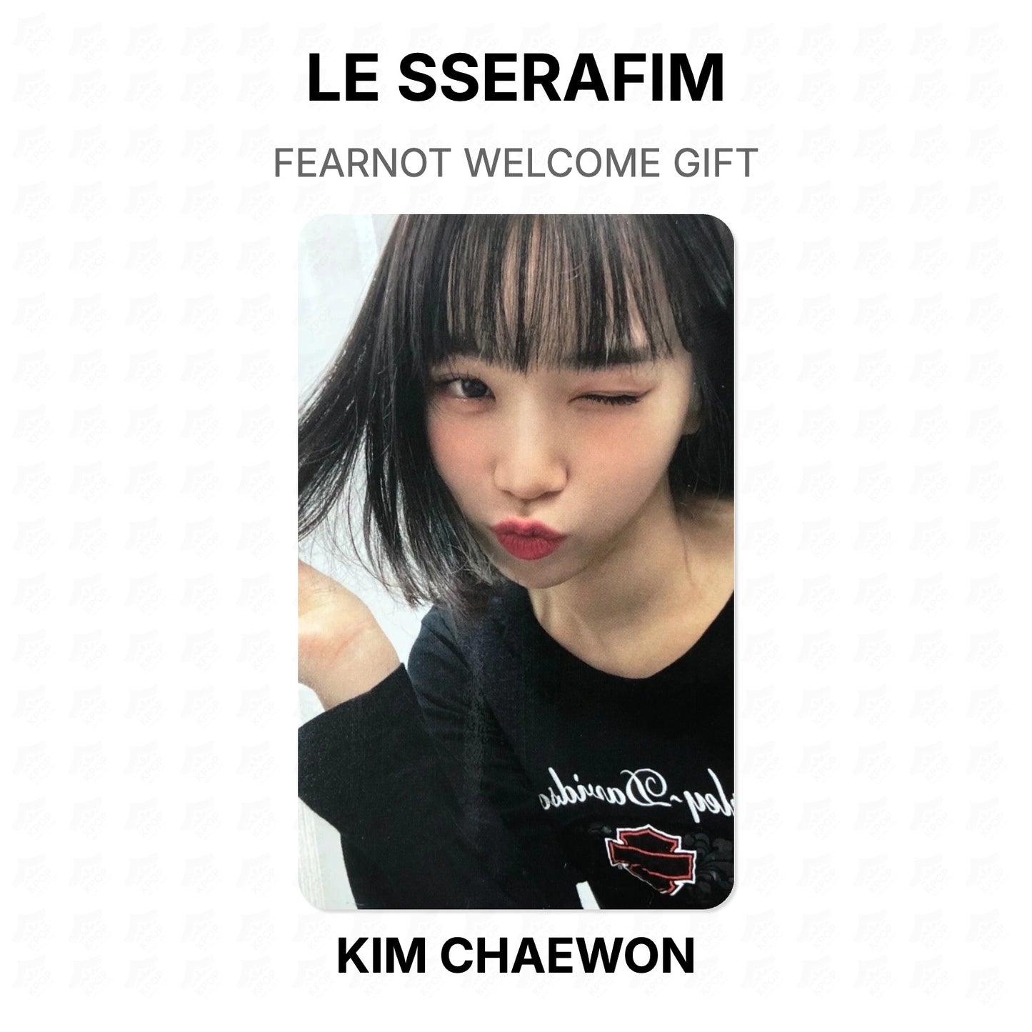 LE SSERAFIM FEARNOT WELCOME GIFT Official Photocard