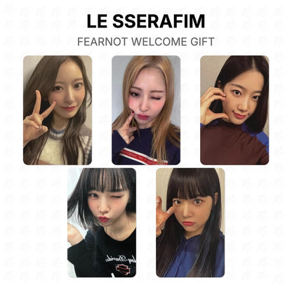 LE SSERAFIM FEARNOT WELCOME GIFT Official Photocard
