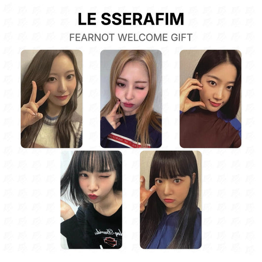 LE SSERAFIM FEARNOT WELCOME GIFT Official Photocard