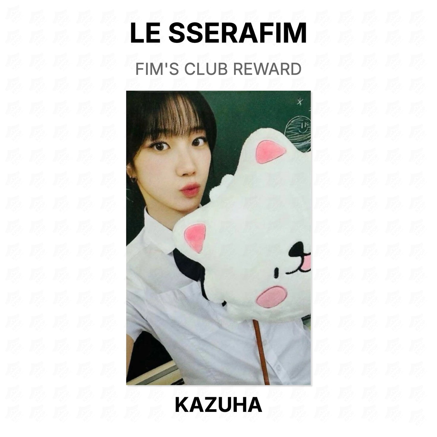 LE SSERAFIM FIM'S CLUB REWARD Official Photocard