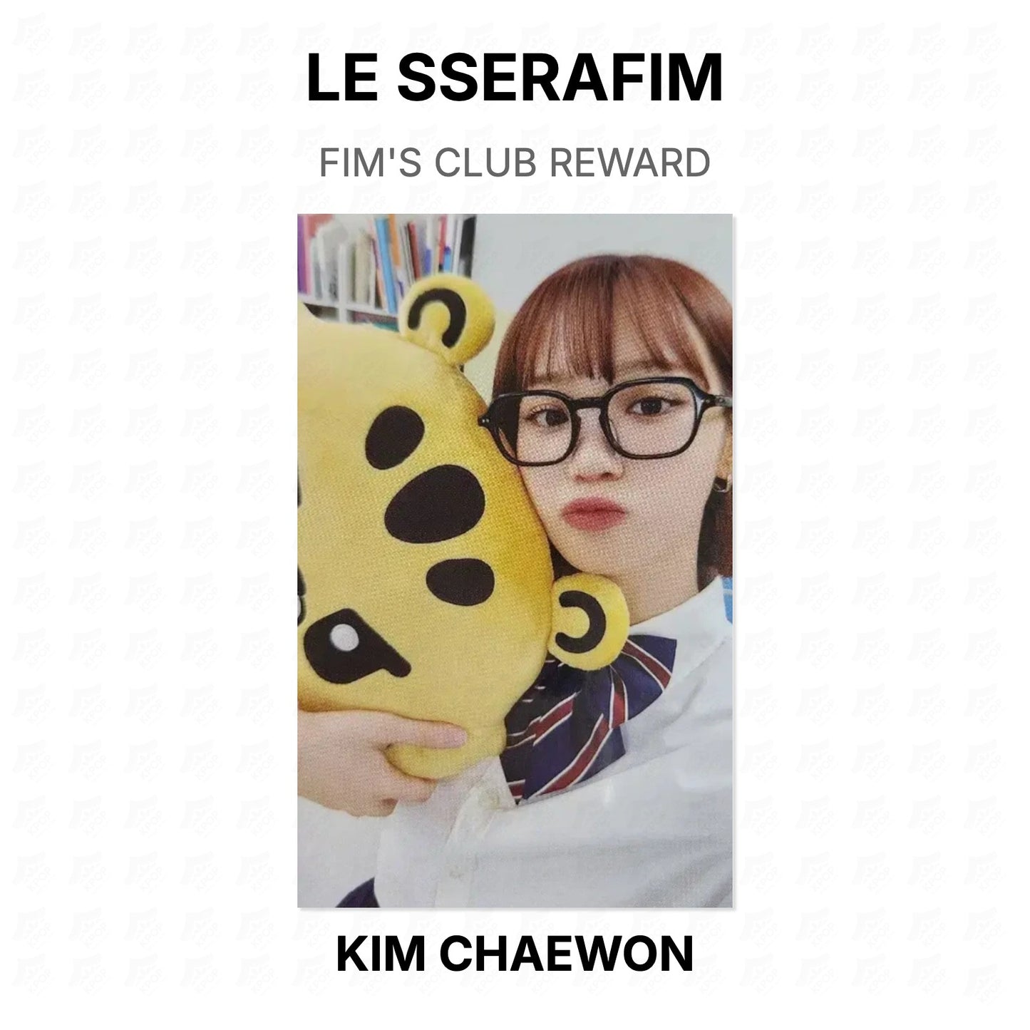 LE SSERAFIM FIM'S CLUB REWARD Official Photocard