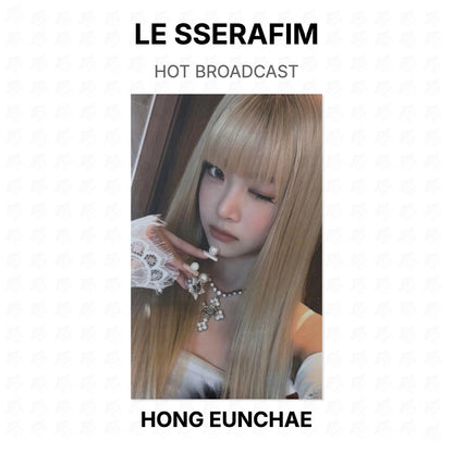 LE SSERAFIM HOT BROADCAST Official Photocard