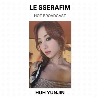 LE SSERAFIM HOT BROADCAST Official Photocard