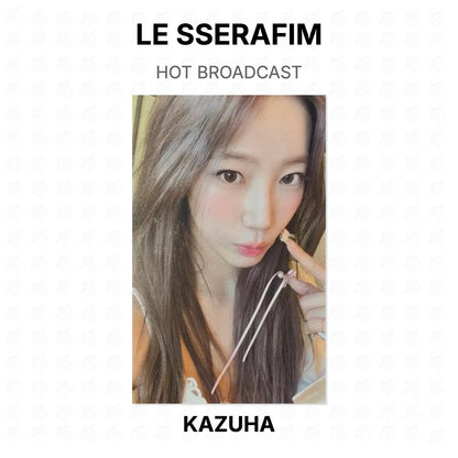 LE SSERAFIM HOT BROADCAST Official Photocard