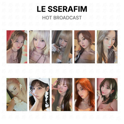 LE SSERAFIM HOT BROADCAST Official Photocard