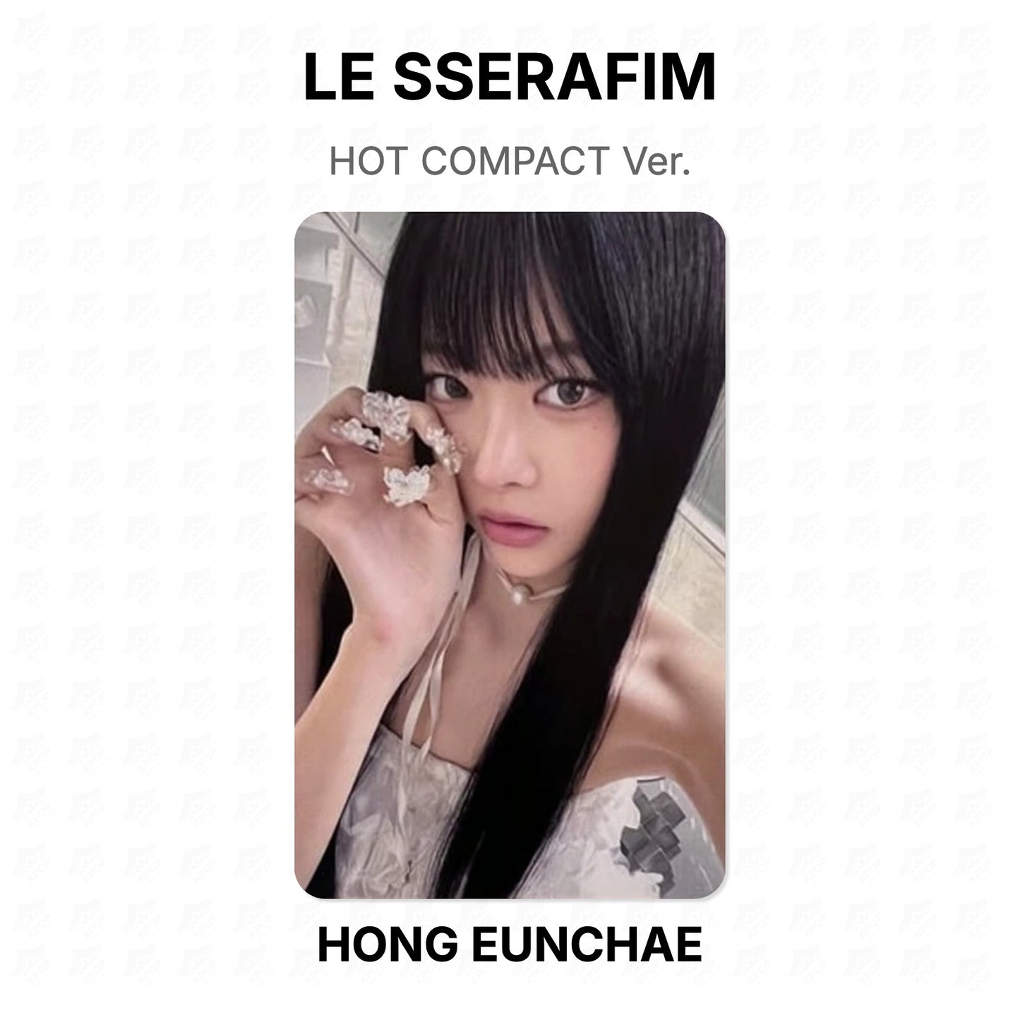 LE SSERAFIM HOT COMPACT Ver. Official Photocard