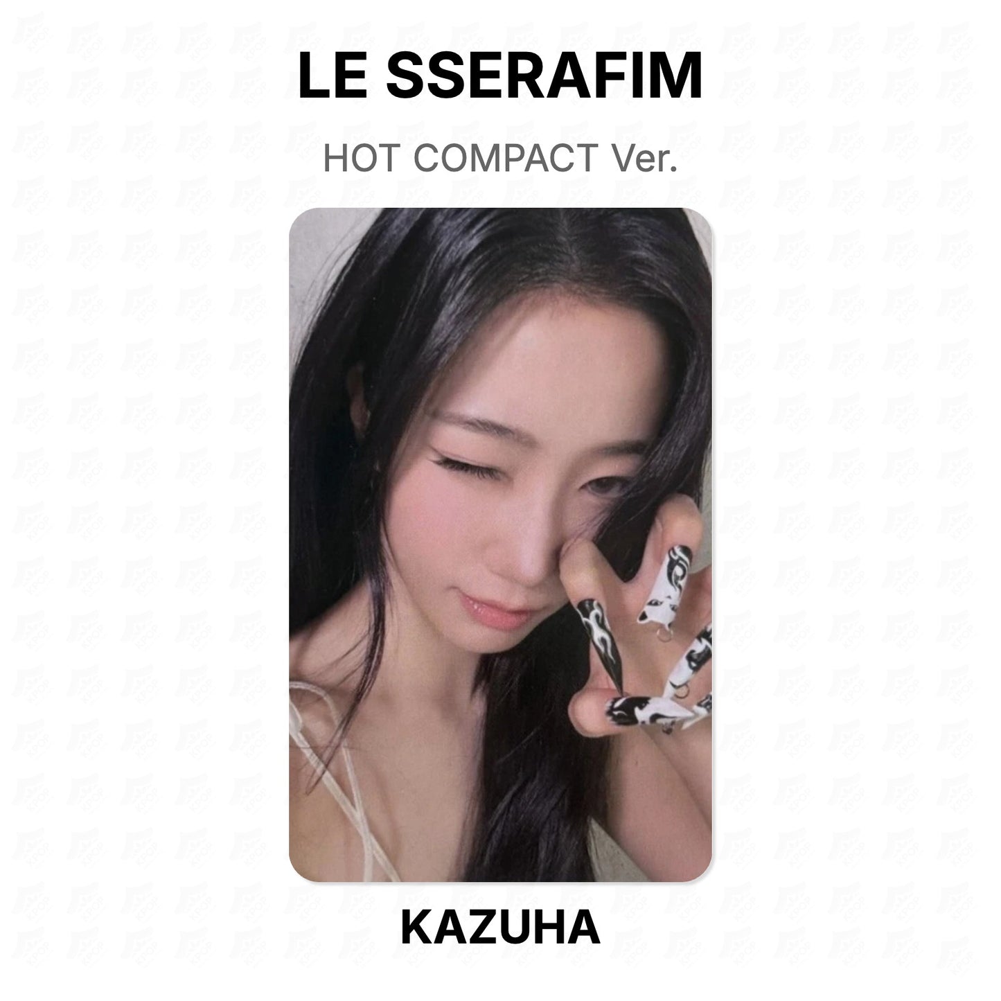 LE SSERAFIM HOT COMPACT Ver. Official Photocard