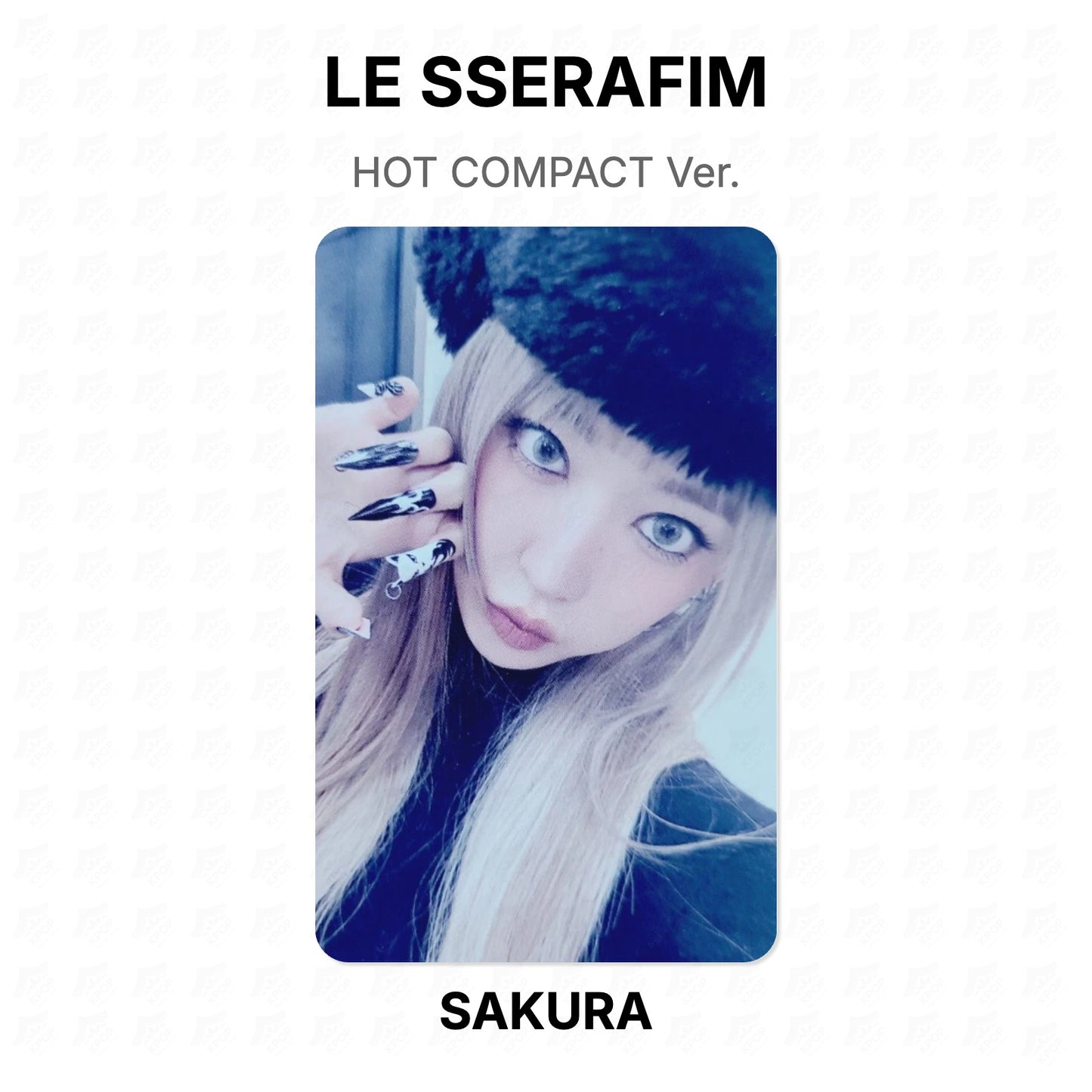 LE SSERAFIM HOT COMPACT Ver. Official Photocard