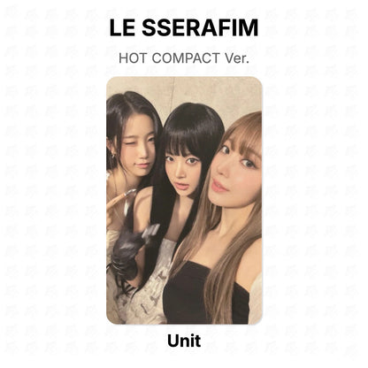 LE SSERAFIM HOT COMPACT Ver. Official Photocard