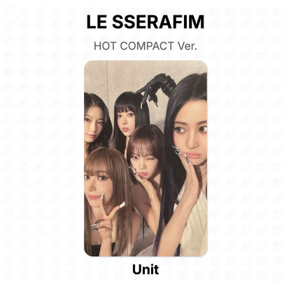 LE SSERAFIM HOT COMPACT Ver. Official Photocard