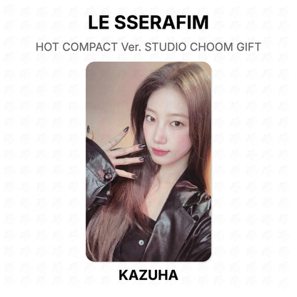 LE SSERAFIM HOT COMPACT Ver. STUDIO CHOOM GIFT Official Photocard