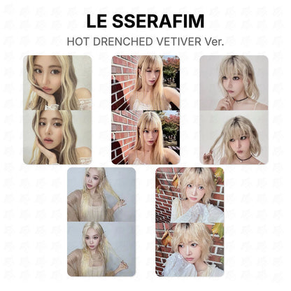 LE SSERAFIM HOT DRENCHED VETIVER Ver. Official Photocard