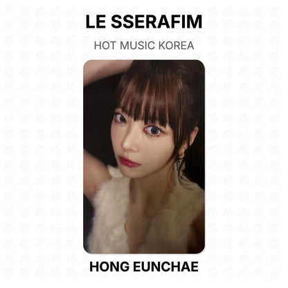 LE SSERAFIM HOT MUSIC KOREA Official Photocard