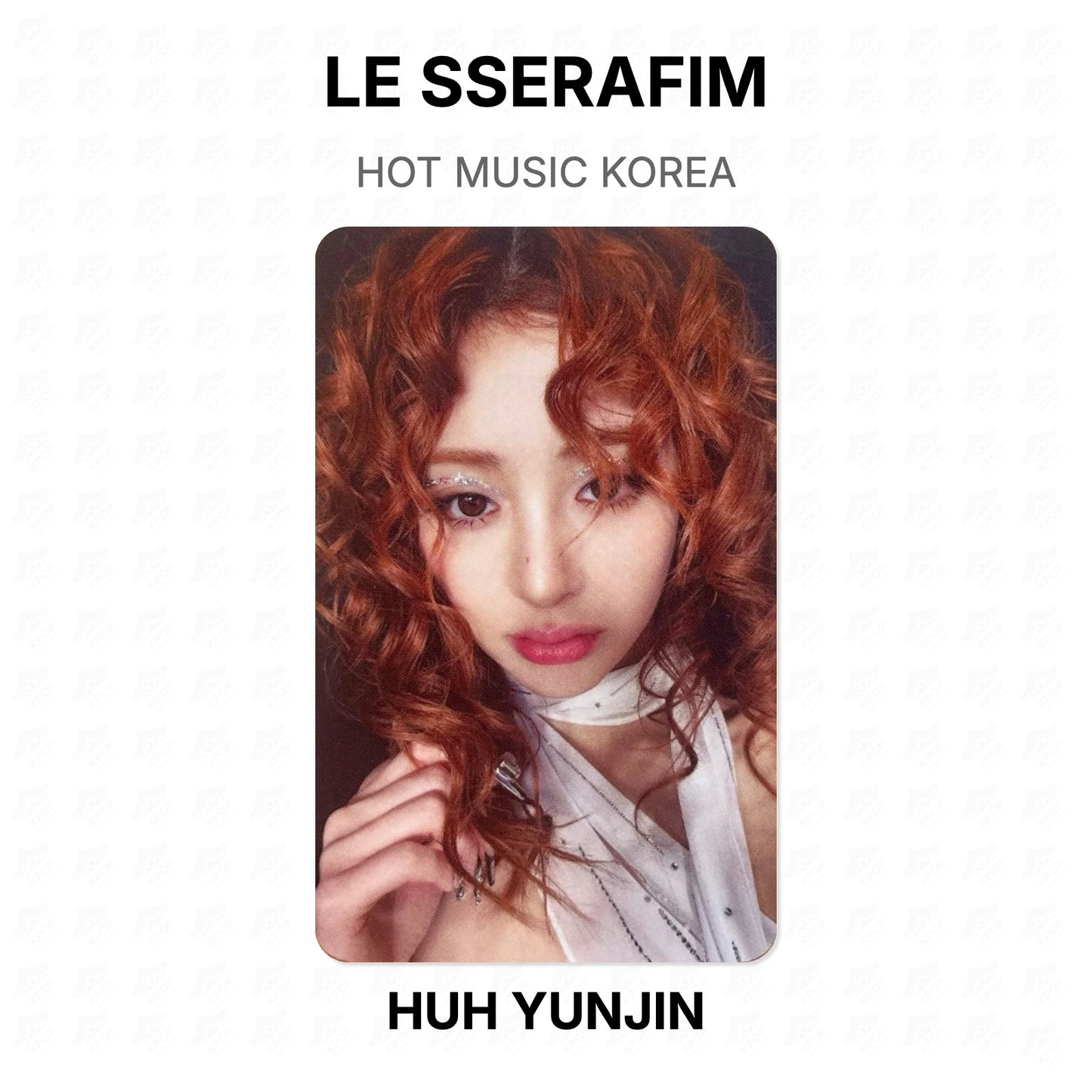 LE SSERAFIM HOT MUSIC KOREA Official Photocard