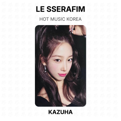 LE SSERAFIM HOT MUSIC KOREA Official Photocard