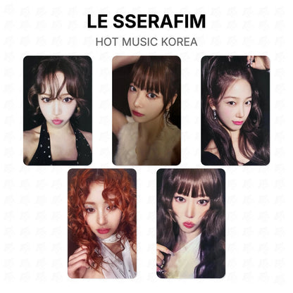 LE SSERAFIM HOT MUSIC KOREA Official Photocard