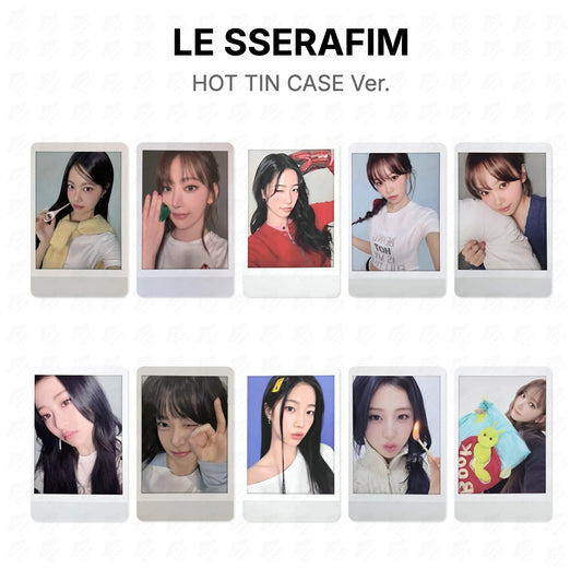 LE SSERAFIM HOT TIN CASE Ver. Official Photocard