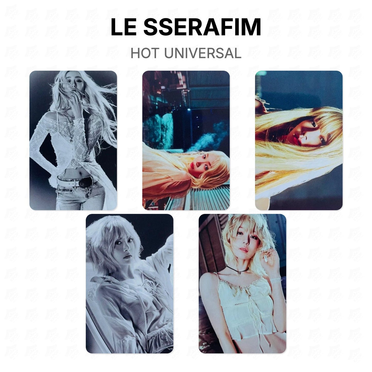 LE SSERAFIM HOT UNIVERSAL Official Photocard