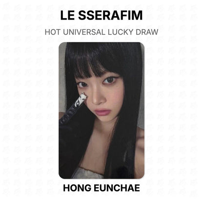 LE SSERAFIM HOT UNIVERSAL LUCKY DRAW Official Photocard