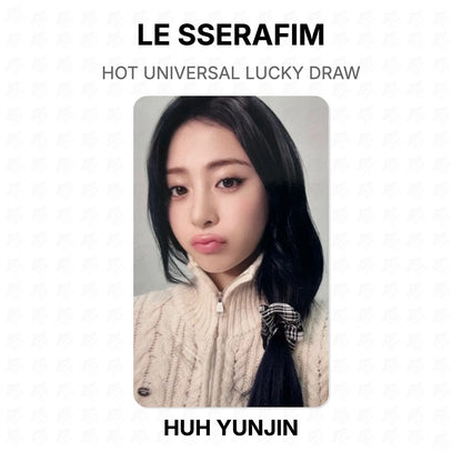 LE SSERAFIM HOT UNIVERSAL LUCKY DRAW Official Photocard