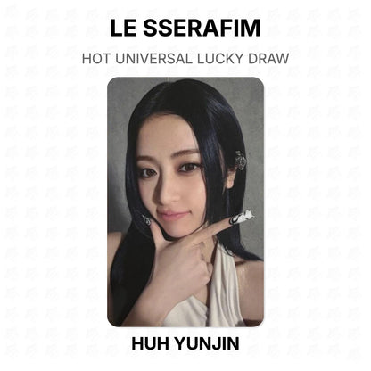 LE SSERAFIM HOT UNIVERSAL LUCKY DRAW Official Photocard