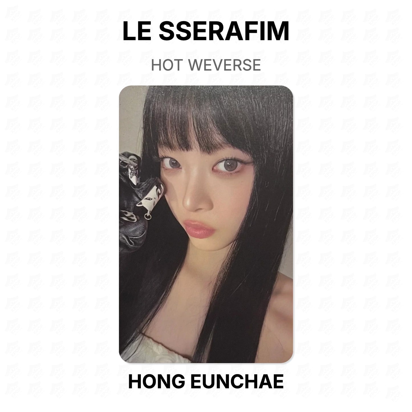 LE SSERAFIM HOT WEVERSE Official Photocard