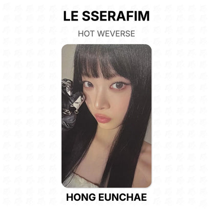 LE SSERAFIM HOT WEVERSE Official Photocard