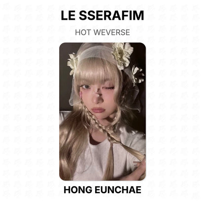 LE SSERAFIM HOT WEVERSE Official Photocard