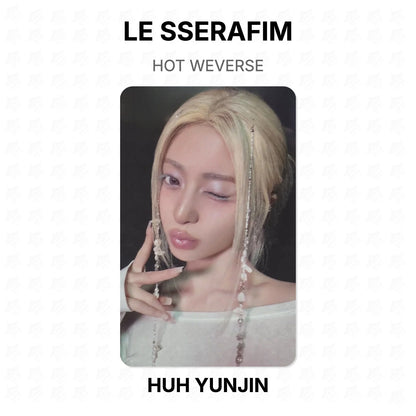 LE SSERAFIM HOT WEVERSE Official Photocard