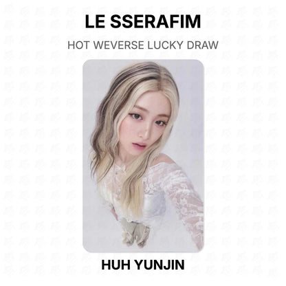 LE SSERAFIM HOT WEVERSE LUCKY DRAW Official Photocard