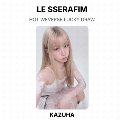 LE SSERAFIM HOT WEVERSE LUCKY DRAW Official Photocard