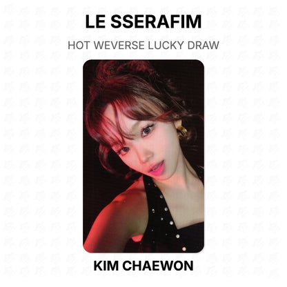LE SSERAFIM HOT WEVERSE LUCKY DRAW Official Photocard