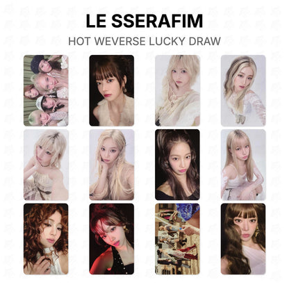 LE SSERAFIM HOT WEVERSE LUCKY DRAW Official Photocard