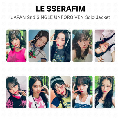 LE SSERAFIM JAPAN 2nd SINGLE UNFORGIVEN Solo Jacket Official Photocard