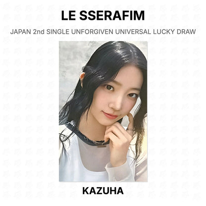 LE SSERAFIM JAPAN 2nd SINGLE UNFORGIVEN UNIVERSAL LUCKY DRAW Official Photocard