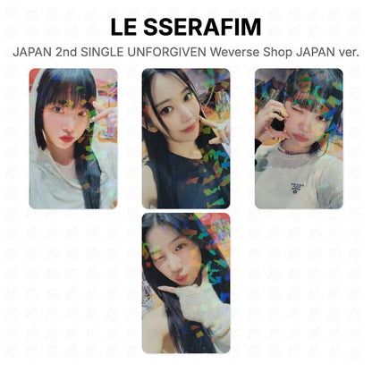 LE SSERAFIM JAPAN 2nd SINGLE UNFORGIVEN Weverse Shop JAPAN ver. Official Photocard