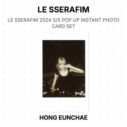 LE SSERAFIM 2024 S/S POP UP INSTANT PHOTO CARD SET Official Photocard