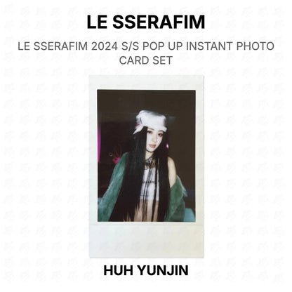 LE SSERAFIM 2024 S/S POP UP INSTANT PHOTO CARD SET Official Photocard