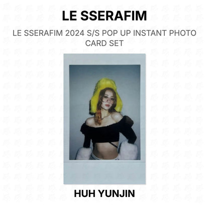 LE SSERAFIM 2024 S/S POP UP INSTANT PHOTO CARD SET Official Photocard