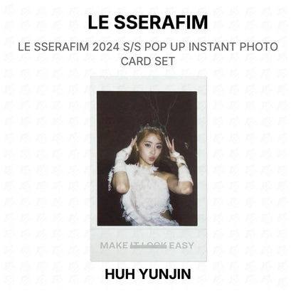 LE SSERAFIM 2024 S/S POP UP INSTANT PHOTO CARD SET Official Photocard