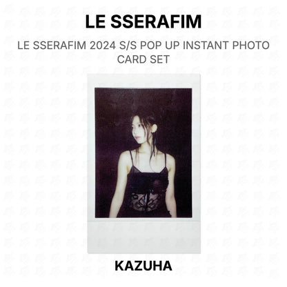 LE SSERAFIM 2024 S/S POP UP INSTANT PHOTO CARD SET Official Photocard