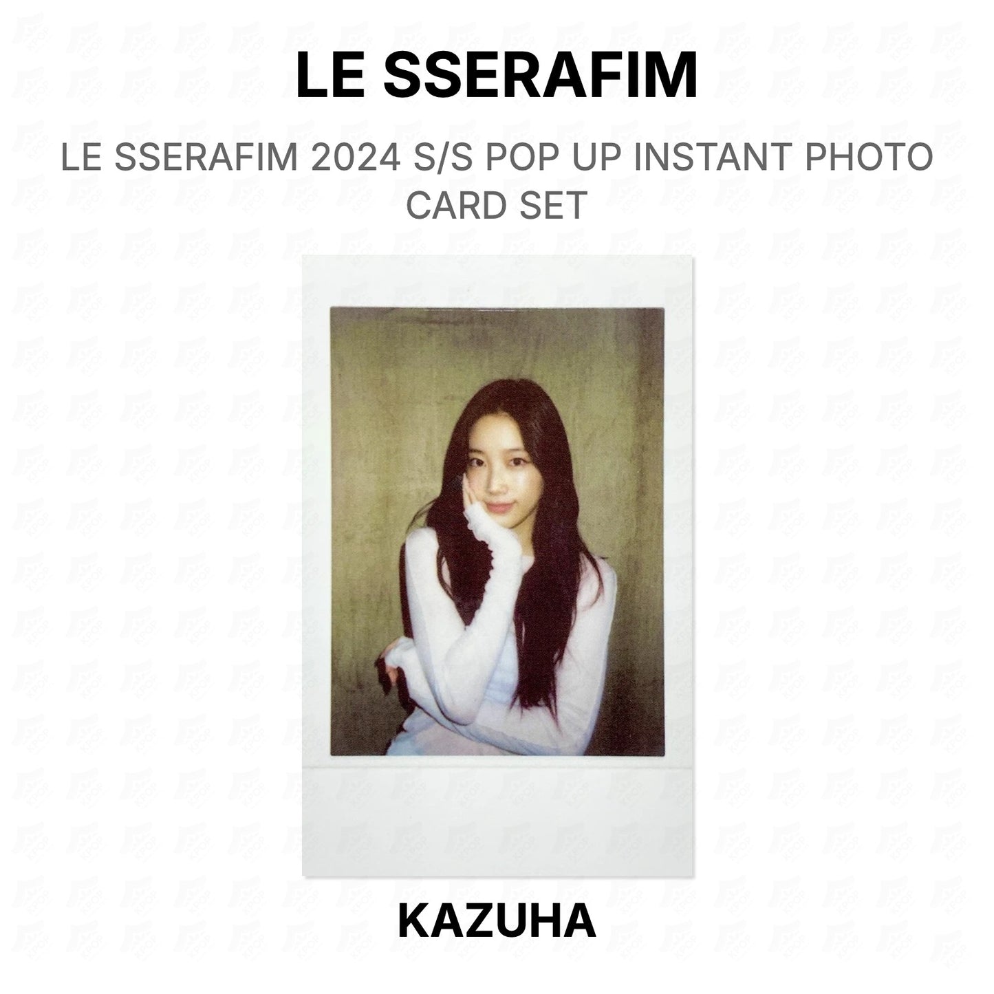 LE SSERAFIM 2024 S/S POP UP INSTANT PHOTO CARD SET Official Photocard