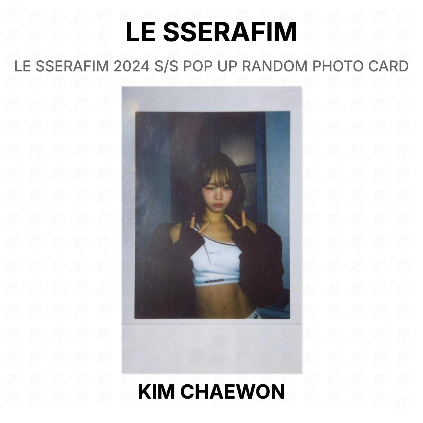 LE SSERAFIM 2024 S/S POP UP RANDOM PHOTO CARD Official Photocard