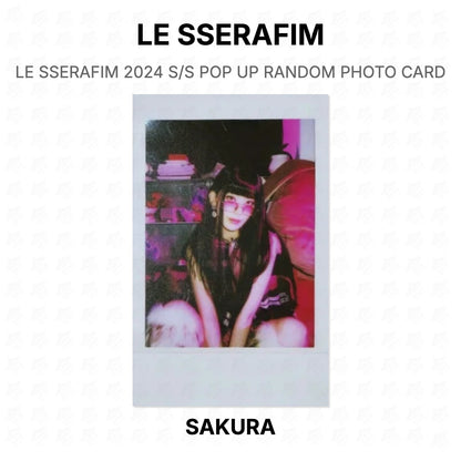LE SSERAFIM 2024 S/S POP UP RANDOM PHOTO CARD Official Photocard