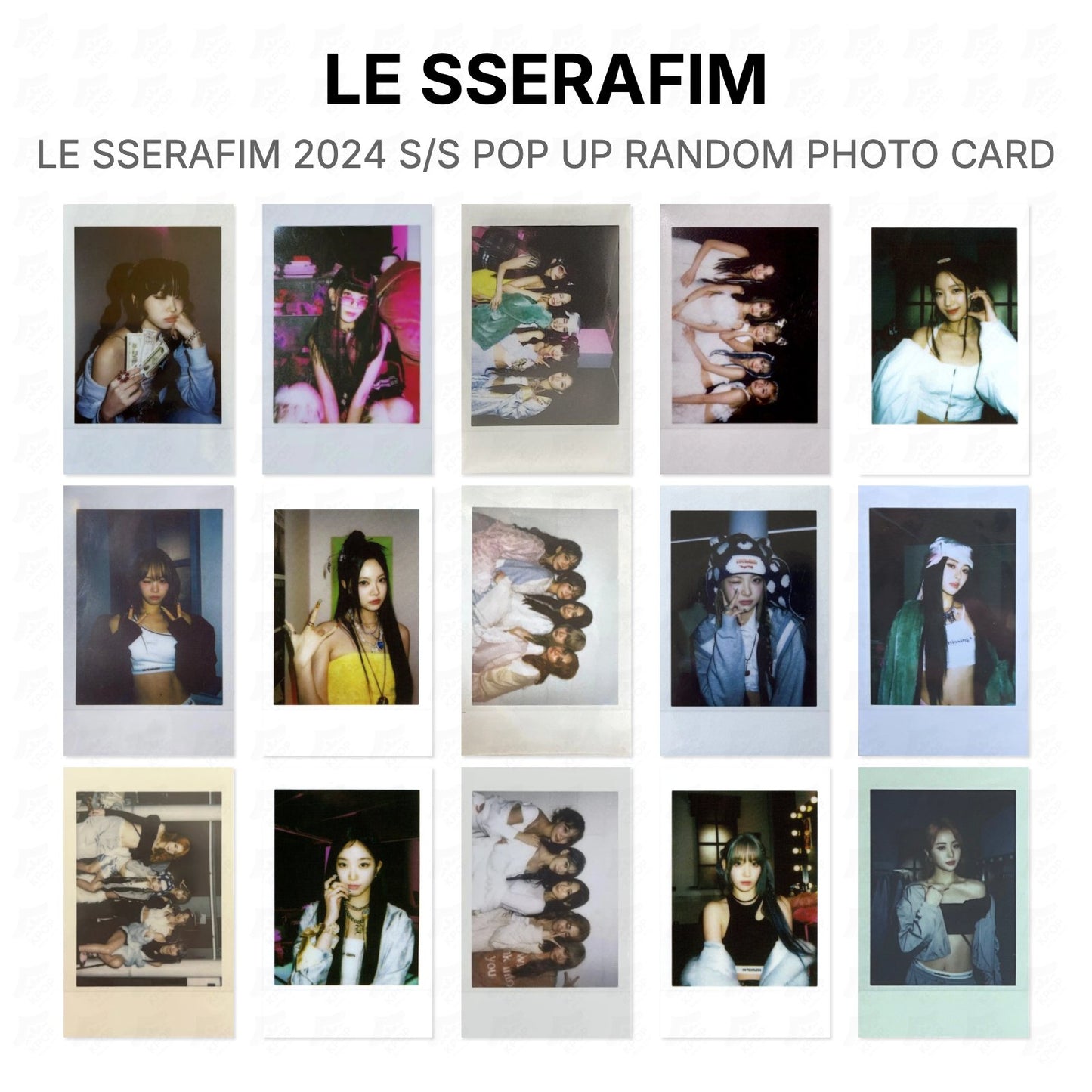 LE SSERAFIM 2024 S/S POP UP RANDOM PHOTO CARD Official Photocard
