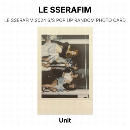 LE SSERAFIM 2024 S/S POP UP RANDOM PHOTO CARD Official Photocard