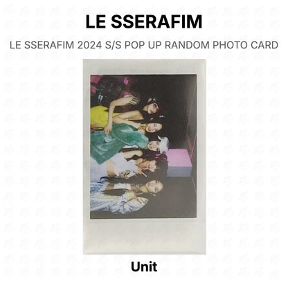LE SSERAFIM 2024 S/S POP UP RANDOM PHOTO CARD Official Photocard